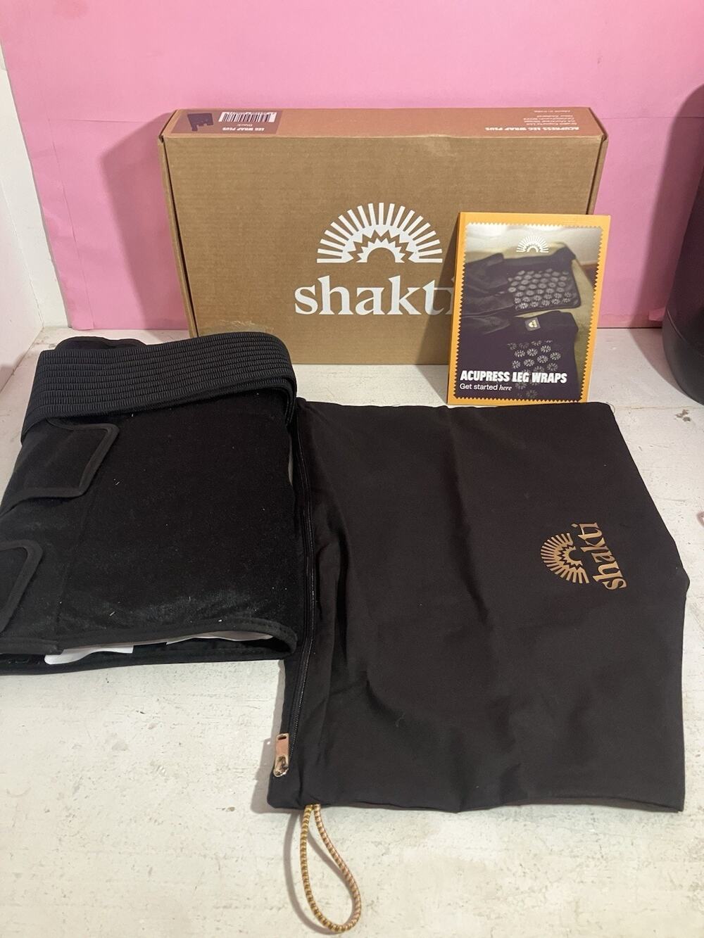 Shakti Accupress Leg Wrap Acupuncture Therapy Wrap New Open Box